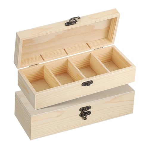 PartyKindom 2 Stück Teiliges Kiefernholz Aufbewahrungsset mit Fächern Kompakter Holz Organizer für Schmuck Kleine Utensilien und Reise Vielseitige Holzbox für und Bürodekoration PartyKindom 2 Stück Teiliges Kiefernholz Aufbewahrungsset mit Fächern Kompakter Holz Organizer für Schmuck Kleine Utensilien und Reise Vielseitige Holzbox für und Bürodekoration von PartyKindom