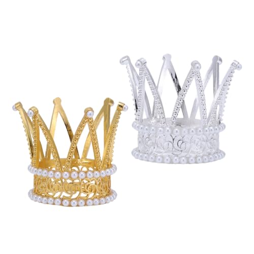 PartyKindom 2 Stück Teiliges Perlen Kuchen Deko aus Langlebiger Elegant und Bruchsicher für Geburtstag Hochzeit und Babyparty Einfache Anwendung für Festliche Tortendekoration von PartyKindom