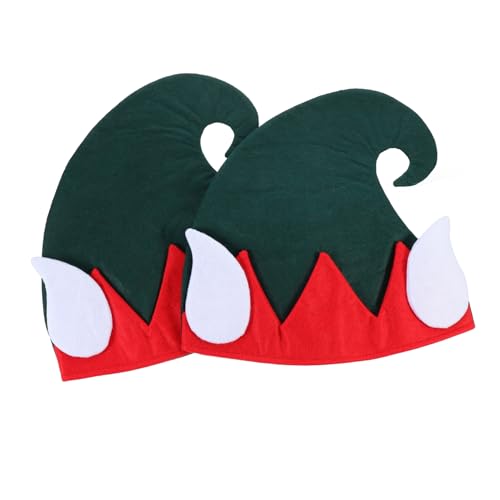 PartyKindom 2 Stück Teiliges Weihnachts Elf Mütze Festliche Party Kopfschmuck Weihnachtliche Elf Kostüm Haarschmuck Hüte für Weihnachten Karneval Familienfeiern PartyKindom 2 Stück Teiliges Weihnachts Elf Mütze Festliche Party Kopfschmuck Weihnachtliche Elf Kostüm Haarschmuck Hüte für Weihnachten Karneval Familienfeiern von PartyKindom