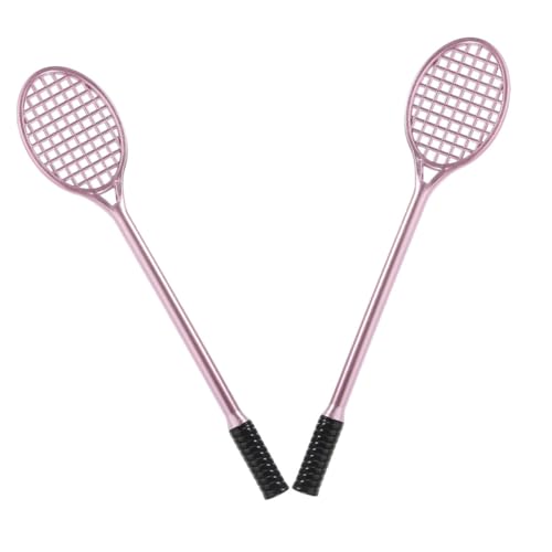 PartyKindom 2 Stück Tennisracket Gelstifte Schwarz Mine Ergonomische Schreibstifte für Schule Büro Dekorative und Funktionale Kugelschreiber als Partygeschenk und Schulsachen PartyKindom 2 Stück Tennisracket Gelstifte Schwarz Mine Ergonomische Schreibstifte für Schule Büro Dekorative und Funktionale Kugelschreiber als Partygeschenk und Schulsachen von PartyKindom