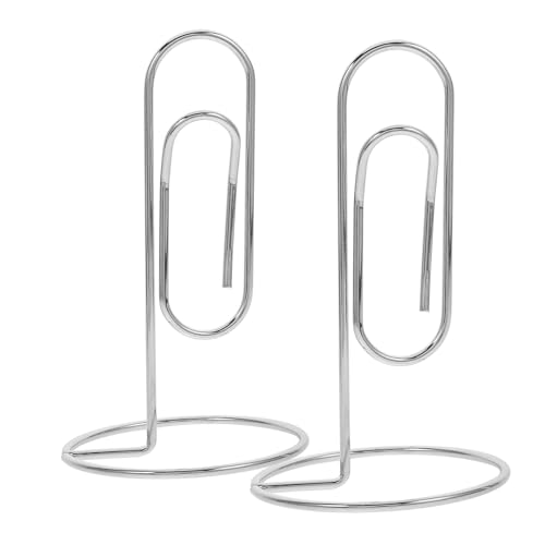 PartyKindom 2 Stück Tischkartenhalter mit Clip Dekorative Fotohalter für Hochzeit Büro und Party Kompakte Kartenständer mit Stabilem Sockel Kreative Design Kartenclips für Fotos und Notizen PartyKindom 2 Stück Tischkartenhalter mit Clip Dekorative Fotohalter für Hochzeit Büro und Party Kompakte Kartenständer mit Stabilem Sockel Kreative Design Kartenclips für Fotos und Notizen von PartyKindom