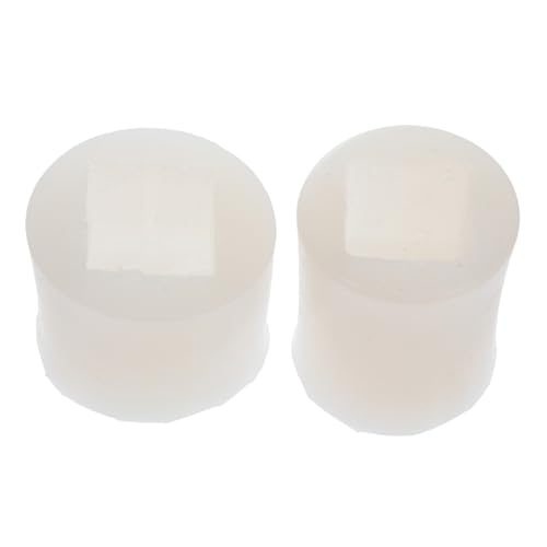 PartyKindom 2 Stück Weihnachtliche Duftkerzen Silikonform Flexible Langlebige Gießform ohne Risse Transparent Wiederverwendbar für DIY Geschenke und Weihnachtsdeko von PartyKindom