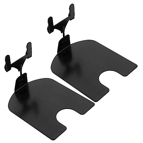 PartyKindom 2 Stück Werbeklemmpreis Inhaber Veranstalter Visitenkartenständer Platzkartenhalter für den Tisch Karte steht Visitenkartendisplay im Büro Visitenkartenhalter Metall Schwarz von PartyKindom
