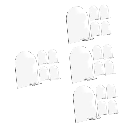 PartyKindom 20 Sätze Tischkarte aus Acryl Sitzkarten Rezeption Ausstellungsstand Verkaufsstand Tischplatte Also steht hochzeitsdeko wedding decoration Preisschild praktischer Etikettenständer von PartyKindom