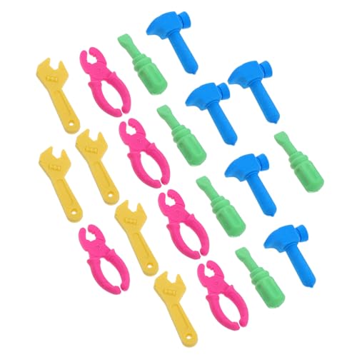 PartyKindom 20 Stück Bunte Radiergummis in Werkzeugform Kleine Radierer aus Robustem Thermoplast als Belohnung für Schule und Büro Kreative Lernhilfe für Erwachsene PartyKindom 20 Stück Bunte Radiergummis in Werkzeugform Kleine Radierer aus Robustem Thermoplast als Belohnung für Schule und Büro Kreative Lernhilfe für Erwachsene von PartyKindom