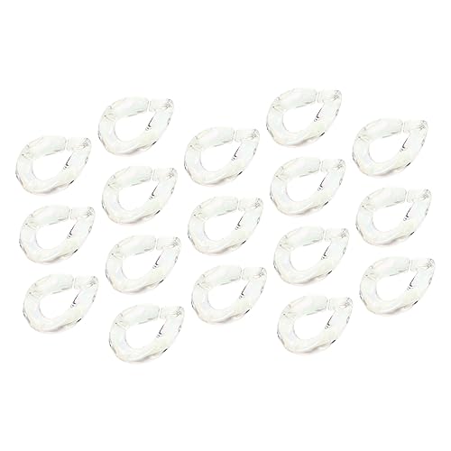 PartyKindom 20 Stück DIY Armbänder Buckles Acryl Handgemachte Kettenverbindungen für Handy und Schlüsselanhänger für Schmuckherstellung und Kreative Bastelprojekte von PartyKindom