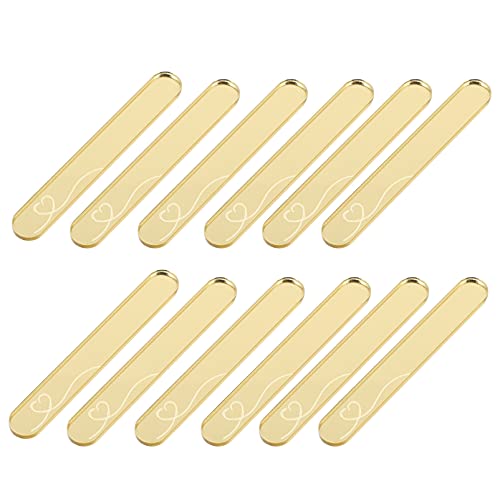 PartyKindom 20 Stück DIY Eiscreme Sticks Kreative Popsicle Stäbchen Naturmaterialien Wiederverwendbare Dessert Zubehör für Bastelprojekte und DIY Eiscreme Herstellung von PartyKindom