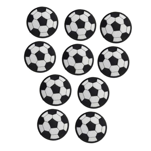 PartyKindom 20 Stück Fußball Aufnäher zum Aufnähen und Reparieren Bestickte Stoffpatches für Kleidung DIY Dekoration Langlebige Applikationen für Pullover Jeans Kissen und Accessoires PartyKindom 20 Stück Fußball Aufnäher zum Aufnähen und Reparieren Bestickte Stoffpatches für Kleidung DIY Dekoration Langlebige Applikationen für Pullover Jeans Kissen und Accessoires von PartyKindom