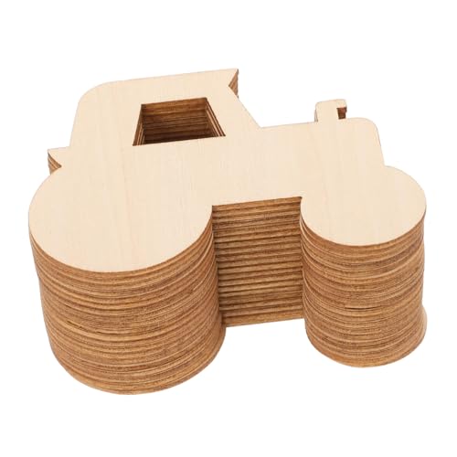 PartyKindom 20 Stück Holztraktor Bastelset für DIY Deko Unbehandelte Holzscheiben für Kreative Projekte Sicheres Robustes Material für Partys und Heimdekoration zum Bemalen und Gestalten PartyKindom 20 Stück Holztraktor Bastelset für DIY Deko Unbehandelte Holzscheiben für Kreative Projekte Sicheres Robustes Material für Partys und Heimdekoration zum Bemalen und Gestalten von PartyKindom