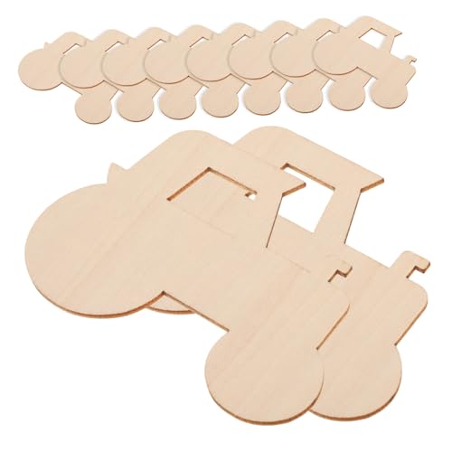 PartyKindom 20 Stück Holztraktor Traktoranhänger Halloween dekorativer Traktor Formen Hartholz unvollendet natürlich Traktorparty Traktor für Handwerk Traktor-Gastgeschenke Traktor- Beige PartyKindom 20 Stück Holztraktor Traktoranhänger Halloween dekorativer Traktor Formen Hartholz unvollendet natürlich Traktorparty Traktor für Handwerk Traktor-Gastgeschenke Traktor- Beige von PartyKindom