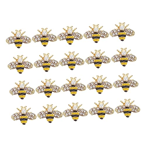 PartyKindom 20 Stück Nail-art-zubehör Bienen Für Nägel Geformt Bienennagel Party Nagel Charms Nagelschmuck Selber Machen Mini-bienen-nagelanhänger Biene Charms Nägel Zinklegierung Golden PartyKindom 20 Stück Nail-art-zubehör Bienen Für Nägel Geformt Bienennagel Party Nagel Charms Nagelschmuck Selber Machen Mini-bienen-nagelanhänger Biene Charms Nägel Zinklegierung Golden von PartyKindom