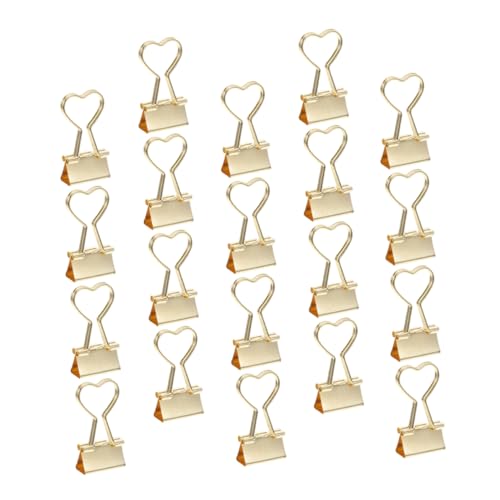 PartyKindom 20 Stück Niedliche Binder Clips aus Metall für Dokumente Dekorative Büroklammern für Büro Zuhause und Scrapbooking Sicherer Halt und Leicht zu Transportieren PartyKindom 20 Stück Niedliche Binder Clips aus Metall für Dokumente Dekorative Büroklammern für Büro Zuhause und Scrapbooking Sicherer Halt und Leicht zu Transportieren von PartyKindom