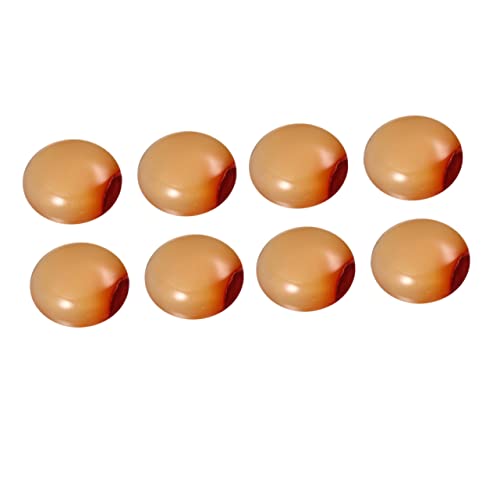 PartyKindom 20 Stück Rote Karneol Cabochons Runde Edelstein Patch Zubehör für DIY Schmuckherstellung Bastelbedarf für Ohrringe Cufflinks und Mehr von PartyKindom