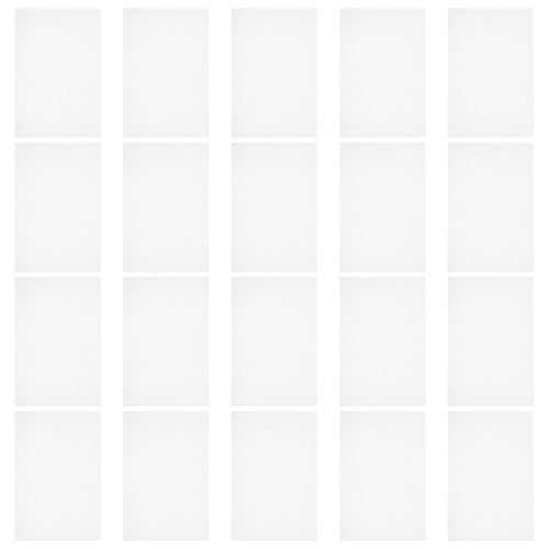 PartyKindom 20 Stück TPU Heat Melt Klebefolie Doppelseitige Hitzebeständige Schmelzkleber-Folie für Stoffe Wiederverwendbare Flexible Bügelkleber-Patches für Nähen und Textil-bonding von PartyKindom