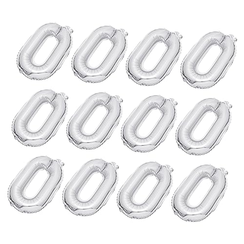 PartyKindom 20 Stück Teiliges Aluminiumfolie Luftballons Silber Party Balloon Decor Metallic Party Deko für Geburtstag Hochzeit Festival Sichere und Langlebige Partydekoration PartyKindom 20 Stück Teiliges Aluminiumfolie Luftballons Silber Party Balloon Decor Metallic Party Deko für Geburtstag Hochzeit Festival Sichere und Langlebige Partydekoration von PartyKindom