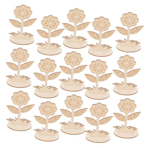 PartyKindom 20 Stück Teiliges DIY Holzblumen aus Robustem Holz Bemalbare Holzscheiben für Kreative Bastelprojekte Natürliche Holzdekoration für Wand Tisch Fenster und Party Vielseitig für PartyKindom 20 Stück Teiliges DIY Holzblumen aus Robustem Holz Bemalbare Holzscheiben für Kreative Bastelprojekte Natürliche Holzdekoration für Wand Tisch Fenster und Party Vielseitig für von PartyKindom