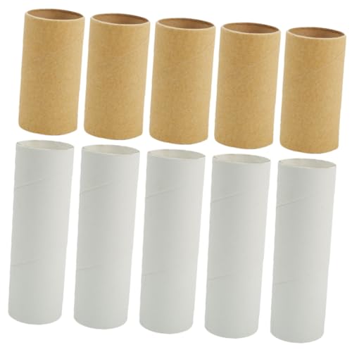 PartyKindom 20 Stück Teiliges DIY Papierrollen Weiße Naturfarbene Runde Papprollen zum Basteln Bemalbar Zuschneidbar Kinderfreundliches Handwerksmaterial für Kreative DIY Projekte PartyKindom 20 Stück Teiliges DIY Papierrollen Weiße Naturfarbene Runde Papprollen zum Basteln Bemalbar Zuschneidbar Kinderfreundliches Handwerksmaterial für Kreative DIY Projekte von PartyKindom
