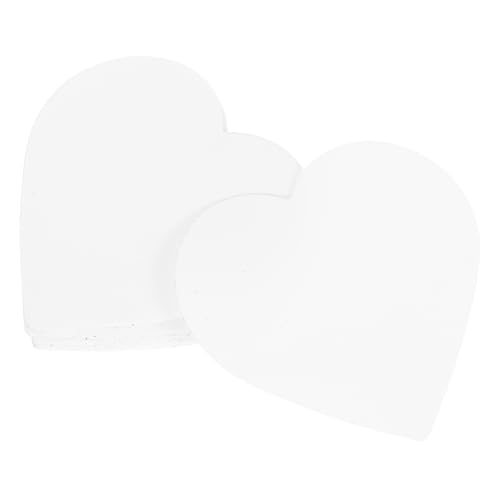 PartyKindom 20 Stück Teiliges Herzförmiges Sublimations Stickerpapier mit Starker Haftung Farbbrillanter Thermotransfer für Diy Projekte und Scrapbooking Klebende Blanko Aufkleber für Kreative von PartyKindom