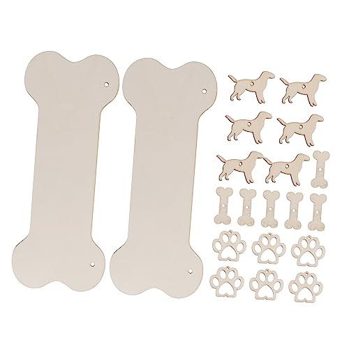 PartyKindom 20 Stück Teiliges Holz Hundeknochen Set Naturbelassenes DIY Holzschild mit Mini Hundepfoten Hunden und Knochen Nachhaltige Holzdekoration für Haustierliebhaber Kreative PartyKindom 20 Stück Teiliges Holz Hundeknochen Set Naturbelassenes DIY Holzschild mit Mini Hundepfoten Hunden und Knochen Nachhaltige Holzdekoration für Haustierliebhaber Kreative von PartyKindom