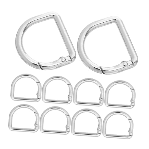 PartyKindom 20 Stück Teiliges Kleine Metall federschnapp d ring clips Vielseitige Schlüsselanhänger Rucksack Geldbörsen zubehör Praktische Karabiner für DIY Gurte Haustierhalsband und PartyKindom 20 Stück Teiliges Kleine Metall federschnapp d ring clips Vielseitige Schlüsselanhänger Rucksack Geldbörsen zubehör Praktische Karabiner für DIY Gurte Haustierhalsband und von PartyKindom