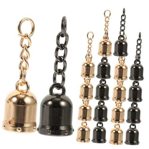 PartyKindom 20 Stück Teiliges Metall Tassel End Caps mit Schrauben Langlebige Kordelenden für DIY Schmuckherstellung Geeignet für Armband Halskette Schlüsselanhänger und Taschenanhänger von PartyKindom