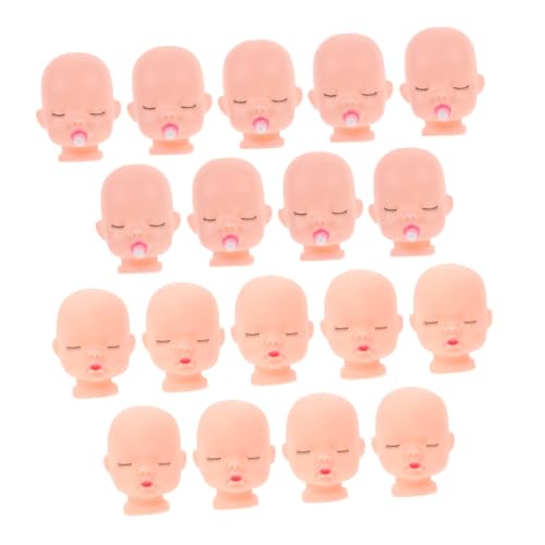 PartyKindom 20 Stück Teiliges Puppenkopf mit Schlafenden und Dollheads DIY Bastelzubehör für Puppenreparatur und Kreative Schlüsselanhänger Detailreiche Miniatur Puppen Kopfdekoration PartyKindom 20 Stück Teiliges Puppenkopf mit Schlafenden und Dollheads DIY Bastelzubehör für Puppenreparatur und Kreative Schlüsselanhänger Detailreiche Miniatur Puppen Kopfdekoration von PartyKindom