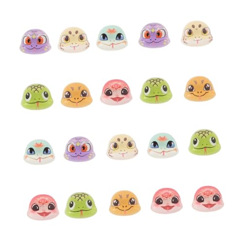 PartyKindom 20 Stück Teiliges Resin Schlangenkopf Nageldekorationen Einzigartige Schlangenjahr Nail Art Accessoires Sichere und Einfach Anzubringende Schmucknägel für Stilvolle Nageldesigns PartyKindom 20 Stück Teiliges Resin Schlangenkopf Nageldekorationen Einzigartige Schlangenjahr Nail Art Accessoires Sichere und Einfach Anzubringende Schmucknägel für Stilvolle Nageldesigns von PartyKindom