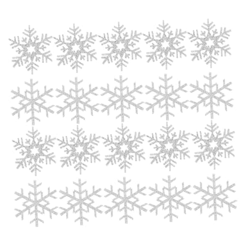 PartyKindom 20 Stück Teiliges Schneeflocken Aufnäher zum Aufnähen für DIY Kleidung Stoffapplikationen für Haaraccessoires Winterdekoration und Kreative Bastelprojekte PartyKindom 20 Stück Teiliges Schneeflocken Aufnäher zum Aufnähen für DIY Kleidung Stoffapplikationen für Haaraccessoires Winterdekoration und Kreative Bastelprojekte von PartyKindom