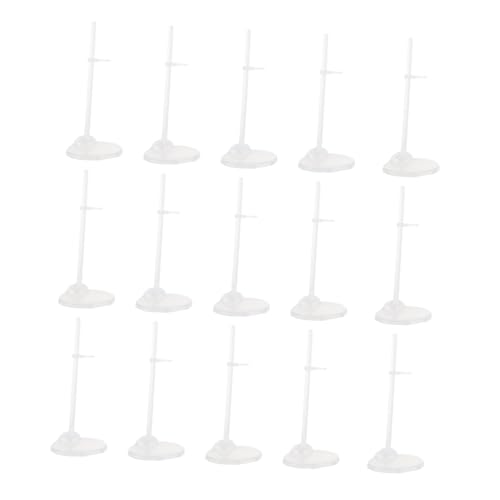 PartyKindom 20 Stück Teiliges Transparente Puppenständer Verstellbare Doll Display Halterungen mit Breiter Basis für Festen Halt Leichte und Stabile Puppenhalter für Sammler zur Sicheren PartyKindom 20 Stück Teiliges Transparente Puppenständer Verstellbare Doll Display Halterungen mit Breiter Basis für Festen Halt Leichte und Stabile Puppenhalter für Sammler zur Sicheren von PartyKindom