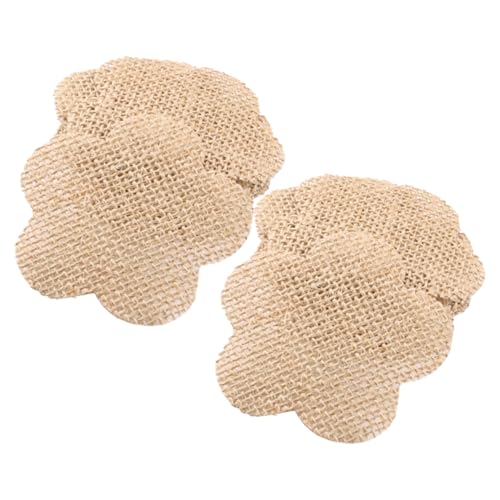 PartyKindom 20 Stück Teiliges Vintage Burlap Anhänger Handgefertigte Weihnachtsbaum Deko aus Robustem Naturfarbenem Leinenstoff Vielseitige Bastelornamente für DIY Weihnachtsdeko und PartyKindom 20 Stück Teiliges Vintage Burlap Anhänger Handgefertigte Weihnachtsbaum Deko aus Robustem Naturfarbenem Leinenstoff Vielseitige Bastelornamente für DIY Weihnachtsdeko und von PartyKindom
