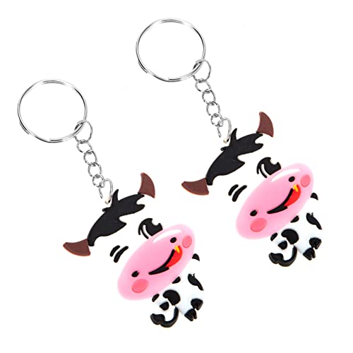 PartyKindom 20 Stück Teiliges Weiche Schlüsselanhänger mit Niedlichen Kuh Motiven Bunte Taschenanhänger und Rucksack Charms als Dekoration für Kleinkinder und Mädchen PartyKindom 20 Stück Teiliges Weiche Schlüsselanhänger mit Niedlichen Kuh Motiven Bunte Taschenanhänger und Rucksack Charms als Dekoration für Kleinkinder und Mädchen von PartyKindom
