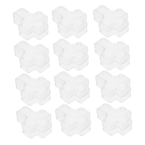 PartyKindom 20 Stück Transparente Aufbewahrungsboxen mit Deckel Kreuzförmiges Design Kunststoff Organizer für Schmuck Armbänder Perlen und Kleine Accessoires Stapelbar und Schützend PartyKindom 20 Stück Transparente Aufbewahrungsboxen mit Deckel Kreuzförmiges Design Kunststoff Organizer für Schmuck Armbänder Perlen und Kleine Accessoires Stapelbar und Schützend von PartyKindom