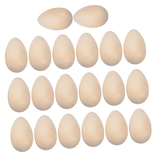 PartyKindom 20 Stück bemaltes Holzspielzeug lackierbar Dekoration malen Eier basteln für DIY Ostereier ostersimulationsei für party Eier legen kreatives Osterei unfertige Eier hölzern PartyKindom 20 Stück bemaltes Holzspielzeug lackierbar Dekoration malen Eier basteln für DIY Ostereier ostersimulationsei für party Eier legen kreatives Osterei unfertige Eier hölzern von PartyKindom