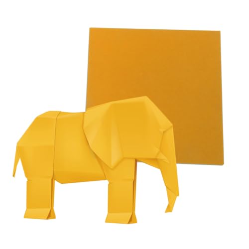 PartyKindom 200 Blatt Origami Papier Doppelseitig Farbig Farben Quadratisch Glänzend Faltpapier für DIY Bastelprojekte Umweltfreundlich Fördert Farbenerkennung und Feinmotorik von PartyKindom