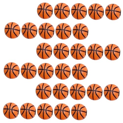 PartyKindom 200 Stück Basketball Acrylperlen DIY Schmuckperlen für Armbänder Halsketten Bastelzubehör zum Auffädeln und Schmuckherstellung Glatte Oberfläche Vielseitig für Erwachsene von PartyKindom