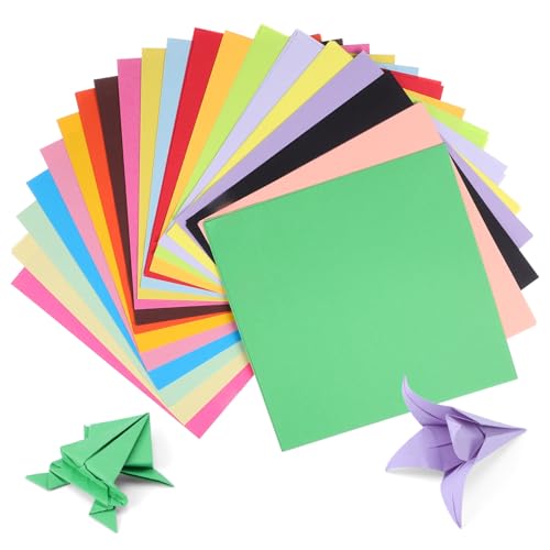 PartyKindom 200 Stück Buntes Origami Papier Farbiger Karton Bastelpapier Scrapbook Sheets für DIY Handwerk Kreativität Vielfältige Farben PartyKindom 200 Stück Buntes Origami Papier Farbiger Karton Bastelpapier Scrapbook Sheets für DIY Handwerk Kreativität Vielfältige Farben von PartyKindom