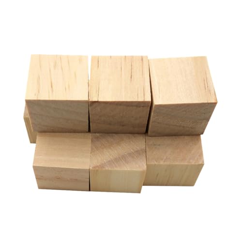 PartyKindom 200 Stück DIY Holzklötze Naturbelassene Unbehandelte Kleine Holzwürfel zum Basteln und Dekorieren Quadratische Holzwürfel für Kreative Holzkunst und Heimwerkerprojekte PartyKindom 200 Stück DIY Holzklötze Naturbelassene Unbehandelte Kleine Holzwürfel zum Basteln und Dekorieren Quadratische Holzwürfel für Kreative Holzkunst und Heimwerkerprojekte von PartyKindom
