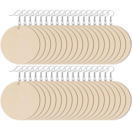 PartyKindom 200 Stück Geometrische Holzohrring anhänger zum Selbermachen Naturbelassene Ohrring Blanks für DIY Schmuck Leichte Holzpendants für Individuelle Ohrschmuckgestaltung PartyKindom 200 Stück Geometrische Holzohrring anhänger zum Selbermachen Naturbelassene Ohrring Blanks für DIY Schmuck Leichte Holzpendants für Individuelle Ohrschmuckgestaltung von PartyKindom