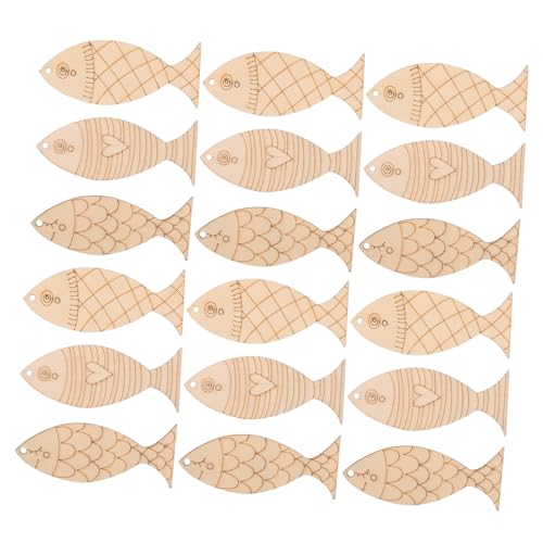 PartyKindom 200 Stück Holzfische Zum Aufhängen An Der Wand, Dekoration Für Küsten- Und Strandthemen, Fischskulpturen Im Mediterranen Stil, Rustikales Nautisches Angelornament, Diy, Bemalbares PartyKindom 200 Stück Holzfische Zum Aufhängen An Der Wand, Dekoration Für Küsten- Und Strandthemen, Fischskulpturen Im Mediterranen Stil, Rustikales Nautisches Angelornament, Diy, Bemalbares von PartyKindom