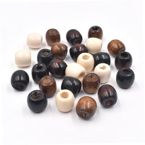 PartyKindom 200 Stück Holzperlen Großes Loch Runde Bunte DIY Schmuckperlen Für Armbänder Halsketten Basteln Handgemachte Dekorationen Mix Beige Kaffee Dunkelbraun Schwarz PartyKindom 200 Stück Holzperlen Großes Loch Runde Bunte DIY Schmuckperlen Für Armbänder Halsketten Basteln Handgemachte Dekorationen Mix Beige Kaffee Dunkelbraun Schwarz von PartyKindom