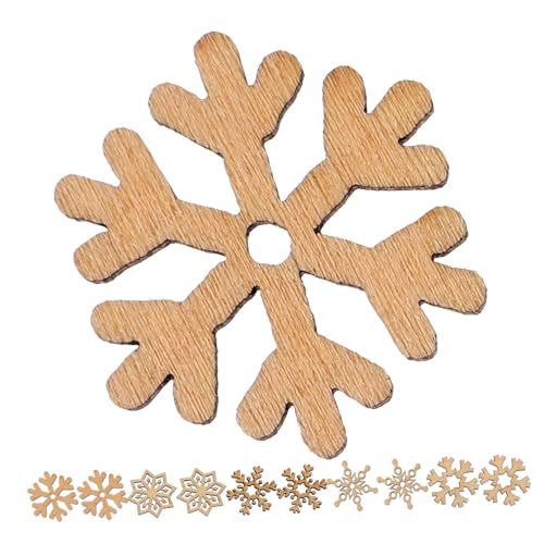 PartyKindom 200 Stück Weihnachts Schneeflocken Holzscheiben zum Basteln Natürliche Holz Dekoanhänger DIY Weihnachtsbaum Ornamente Langlebige Holz Schneeflocken für Party und PartyKindom 200 Stück Weihnachts Schneeflocken Holzscheiben zum Basteln Natürliche Holz Dekoanhänger DIY Weihnachtsbaum Ornamente Langlebige Holz Schneeflocken für Party und von PartyKindom