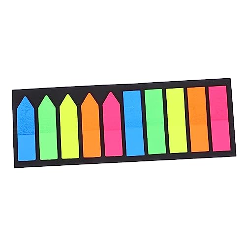 PartyKindom 2000 Blatt Multi Funktionale Buchmarker Haftnotizen Leuchtenden Farben Etiketten für Schüler und Büro Selbstklebende Seitenmarkierer für Notizen und Erinnerungen von PartyKindom