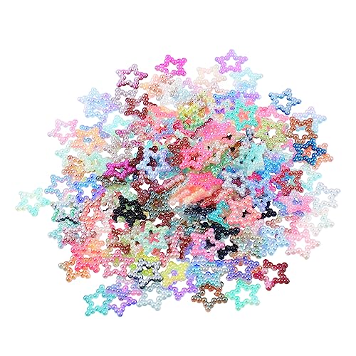 PartyKindom 200Stücke Imitation Perlen Harz Acrylperlen für DIY Schmuck Kleidung Handy Zubehör für Bastelprojekte von PartyKindom