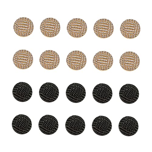 PartyKindom 20Stücke Metallknöpfe für Kreative Nähprojekte Runde Stilvolle Knöpfe für Kleidung Blazer Mäntel und DIY Dekoration Perfektes von PartyKindom