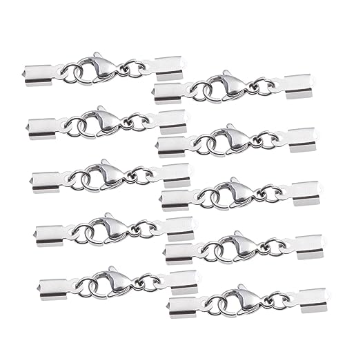 PartyKindom 20Stücke Teiliges DIY Schmuckverschluss Robuste Karabinerhaken für Armbänder und Ohrringe Hochwertige Langlebige Schnallen für Schmuckherstellung von PartyKindom
