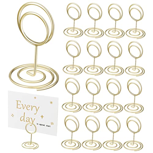 PartyKindom 20Stücke Tischkartenhalter Elegante Platzkartenständer aus Hochwertigem Material für Hochzeiten Partys und Bürodekoration mit Stilvollem Design und Langlebiger Nutzung von PartyKindom
