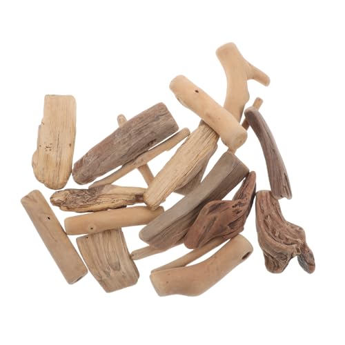 PartyKindom 20Stücke Unvollendete Holzblöcke Driftwood für Bastelprojekte Natürliche Holzdekoration für Innenräume und Aquarien Einzigartige Formen und Polierte von PartyKindom