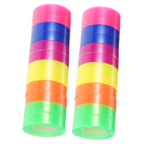 PartyKindom 24 Rollen Transparentes Klebeband Stark Haftendes Büro und Schul Klebeband für Verpackung Briefversiegelung Geschenkverpackung und Dokumentenreparatur PartyKindom 24 Rollen Transparentes Klebeband Stark Haftendes Büro und Schul Klebeband für Verpackung Briefversiegelung Geschenkverpackung und Dokumentenreparatur von PartyKindom