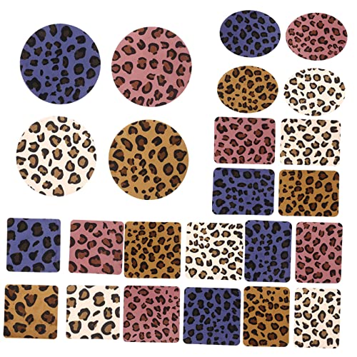 PartyKindom 24 Stück Teiliges Selbstklebende Verschleißfeste Leopardenmuster Patches zum Aufbügeln Vielseitige Kleidungspatches für DIY Reparatur und Dekoration von Jacken Rucksäcken und PartyKindom 24 Stück Teiliges Selbstklebende Verschleißfeste Leopardenmuster Patches zum Aufbügeln Vielseitige Kleidungspatches für DIY Reparatur und Dekoration von Jacken Rucksäcken und von PartyKindom