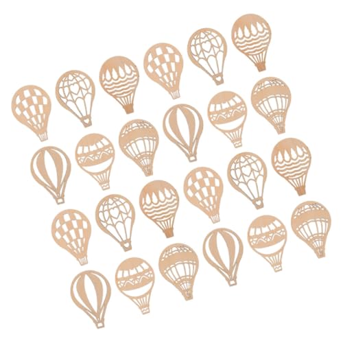 PartyKindom 24 Stück Unbehandelte Holzscheiben Heißluftballon Form für DIY Bastelprojekte zum Malen und Dekorieren Geeignet für Jugendliche Sicher und Glatt Verarbeitet PartyKindom 24 Stück Unbehandelte Holzscheiben Heißluftballon Form für DIY Bastelprojekte zum Malen und Dekorieren Geeignet für Jugendliche Sicher und Glatt Verarbeitet von PartyKindom